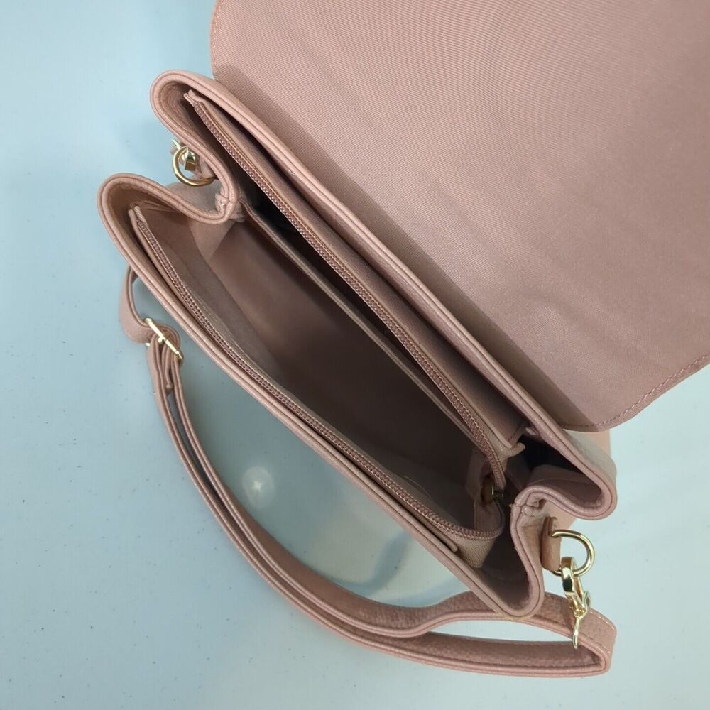CROSSI/LIKE DREAMS Eva double bowtie vegan leather top handle crossbody … - Picture 3 of 3